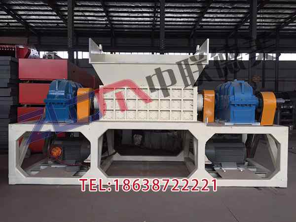 山西廢舊編織袋撕碎機生產視頻