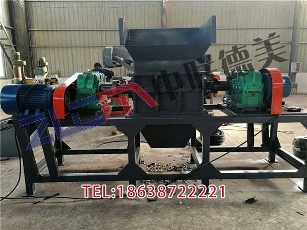 新疆塑料編織袋撕碎機生產視頻